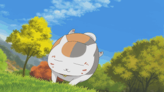 78【夏目友人帐】猫咪老师,二次元,动态,gif 顺便祝我自己生日快乐
