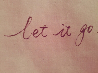 手写。。。Let it go