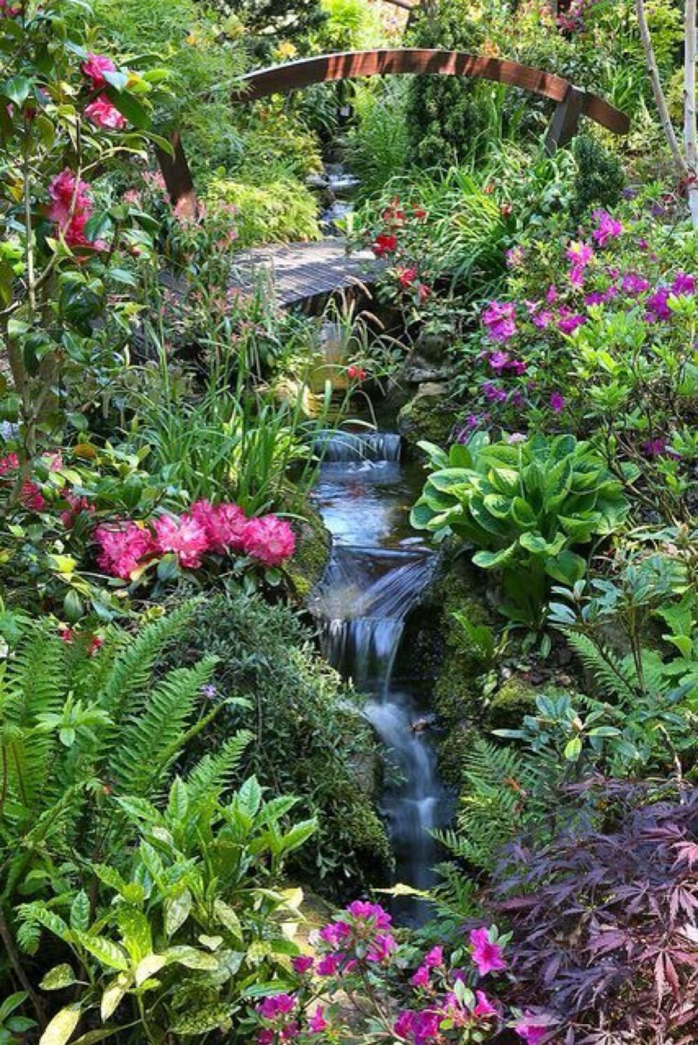 着落于英国中部的私家花园Four Seasons Garden，花园的主人是牛顿夫妇，英国民众对于园艺的热爱之情在牛顿夫妇身上得到了验证，令人敬佩的是对于花草植物与园艺的热爱可以做到数十年如一日，打造了一个多姿多彩、错落有致、绝美的花园。