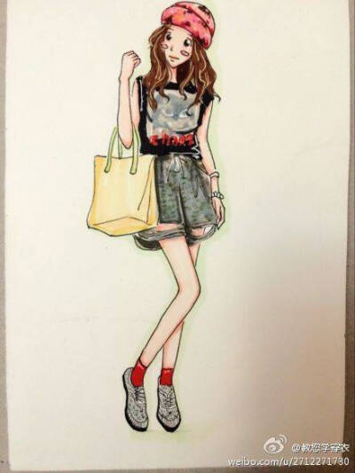 不一样的手绘搭配图