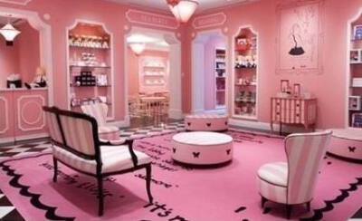 粉色系，公主客厅