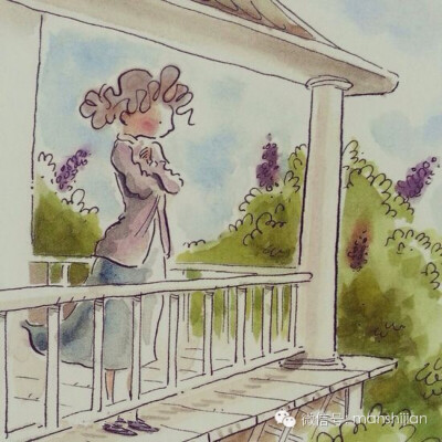  Someday I will stand on this porch and watch your arms waving to me until I no longer see you. 有一天，我会倚在门边，望着你向我挥手道别，消失在我眼前。