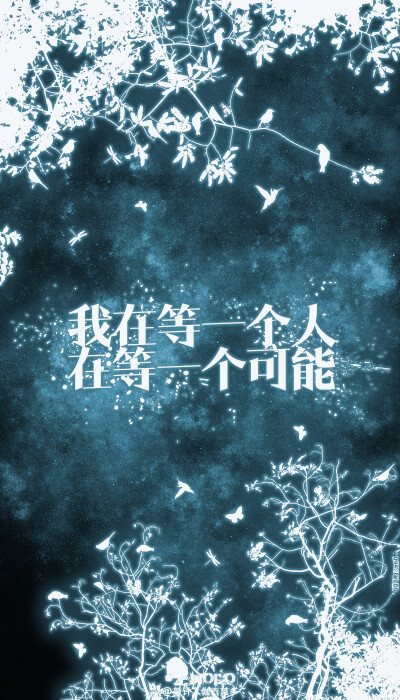 一直在等一个人。