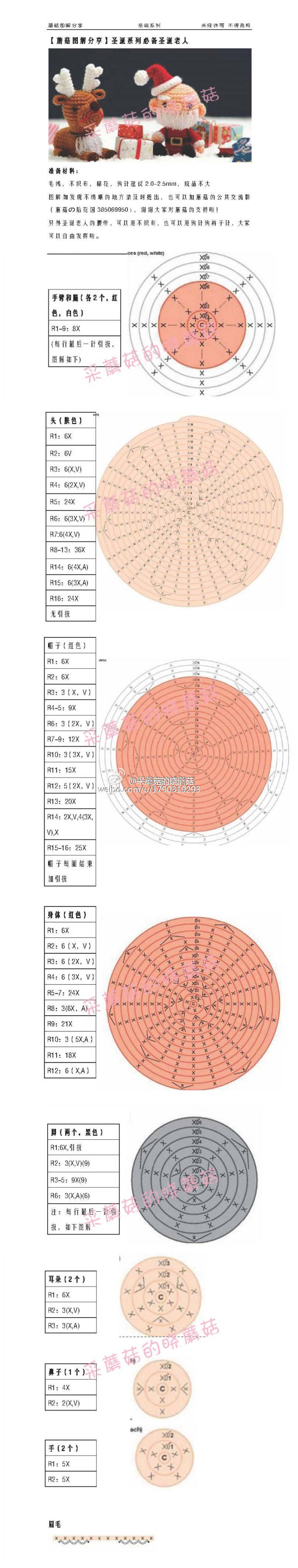 钩针玩偶～