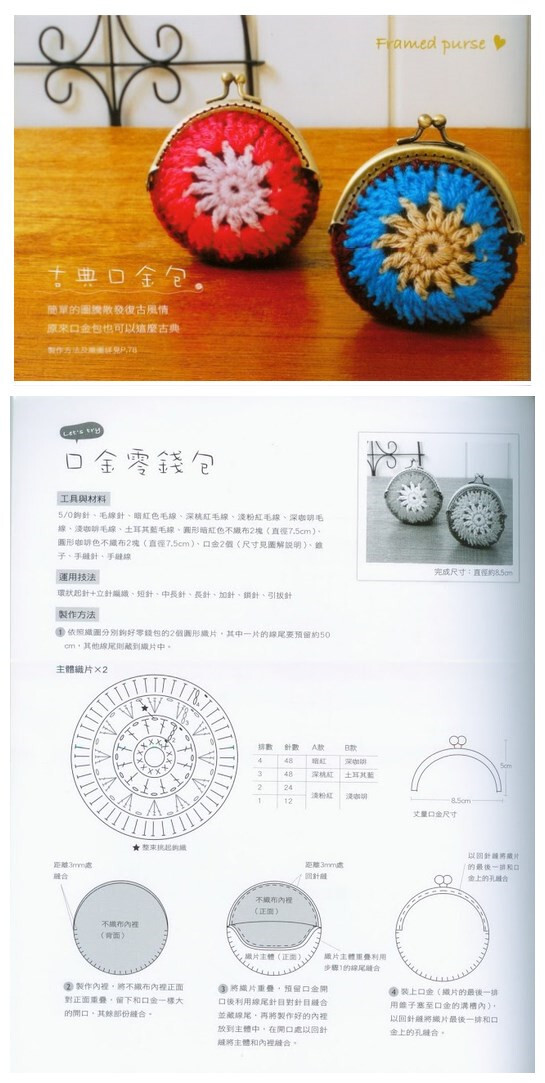 古典口金包图解