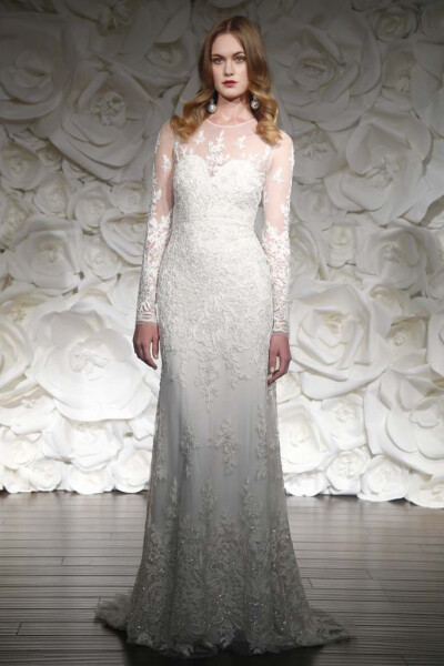 Naeem Khan Bridal Fall 2015。纳伊·姆汗2015秋冬婚纱发布。