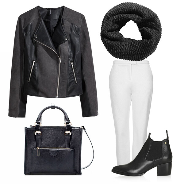  Topshop Boots $150 Topshop Trousers $80 Zara Bags $79.9 H&amp;amp;M Scarf $9.95