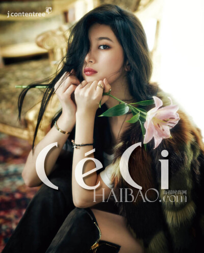 裴秀智登韩国杂志《CeCi 》2014年9月刊