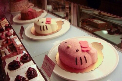 ✺◟(∗❛ัᴗ❛ั∗)◞✺ 可爱 萌萌哒粉红色 横图壁纸 清新 HelloKitty蛋糕