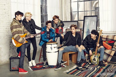 141020 KOLON SPORT或者VOGUE GIRL &amp;amp; NYLON 11月刊画报 *EXO