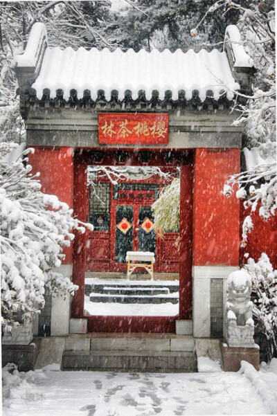 中国古建筑——朱门