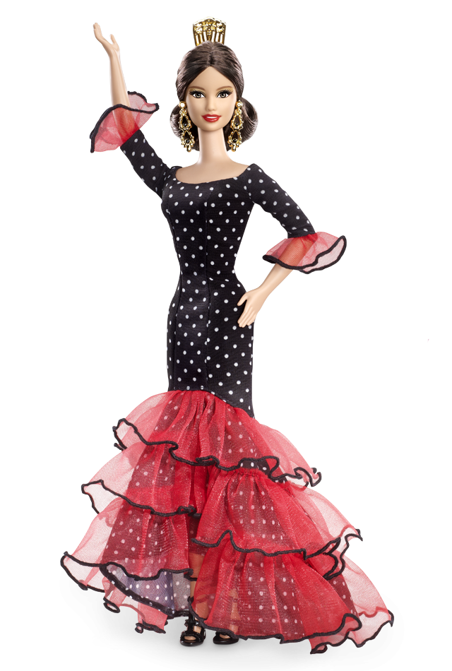 芭比娃娃 2013限量版 Spain Barbie® Doll 西班牙【价格24.95美元】