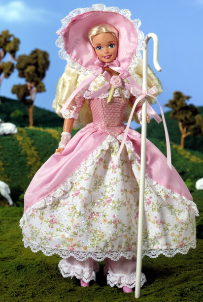 芭比娃娃 1996限量版 Barbie® Doll as Little Bo Peep 牧羊女