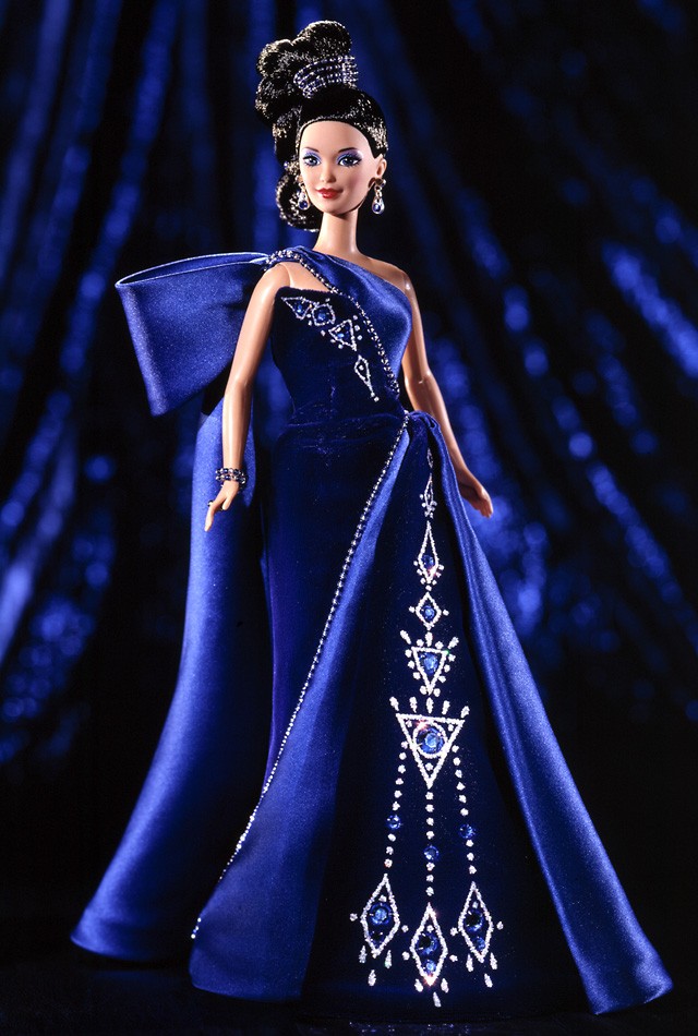 芭比娃娃 1997限量版 sapphire splendor64 barbie03 doll 蓝宝石