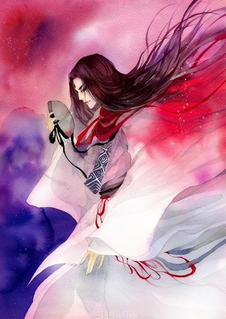 · 素手纤纤折玉面｀