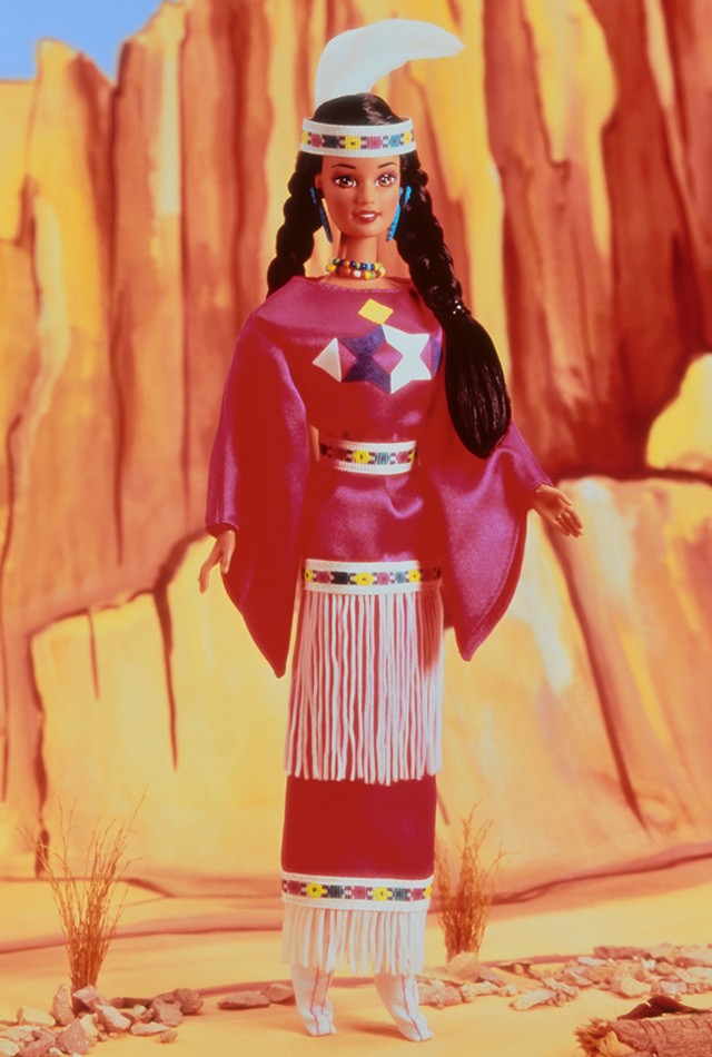 芭比娃娃 1995限量版 Native American Barbie® Doll 3rd Edition 美国原著