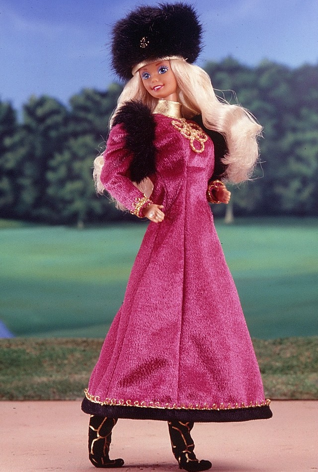芭比娃娃1989限量版russianbarbie03doll1stedition俄罗斯
