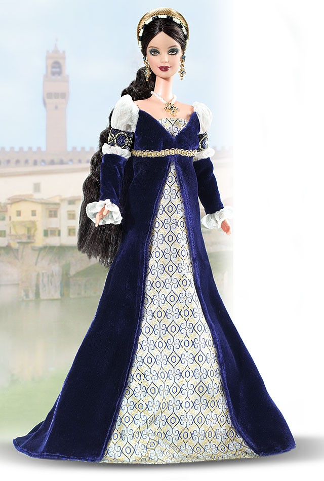 芭比娃娃 2004限量版 Princess of the Renaissance™ Barbie® Doll 文艺复兴公主【价格19.95美元】