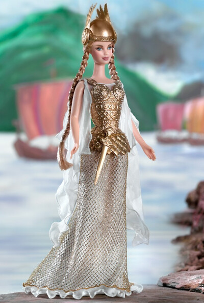 芭比娃娃 2003限量版 Princess of the Vikings™ Barbie® Doll 维京公主【价格19.95美元】