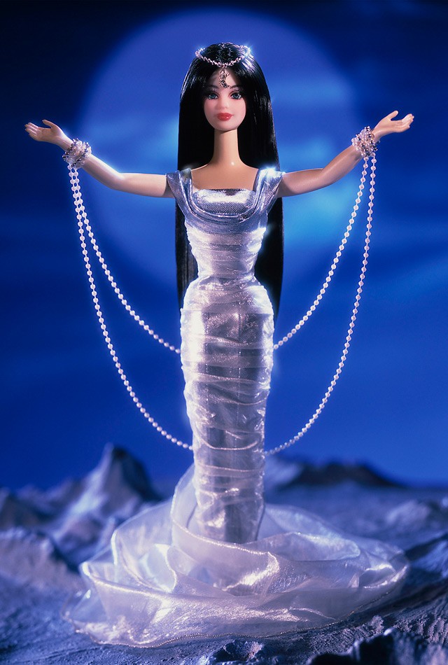 芭比娃娃 2000限量版 midnight moon princess64 barbie03 doll