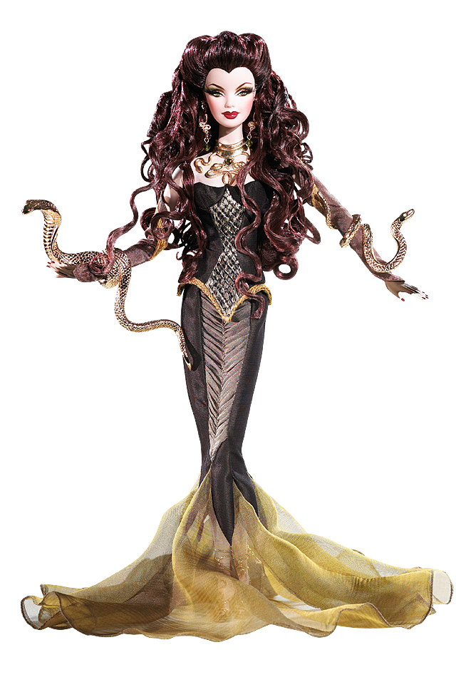 芭比娃娃 2008限量版 Barbie® Doll As Medusa 美杜莎【价格100美元】
