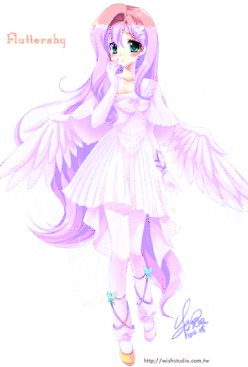 紫色版的拟人小蝶