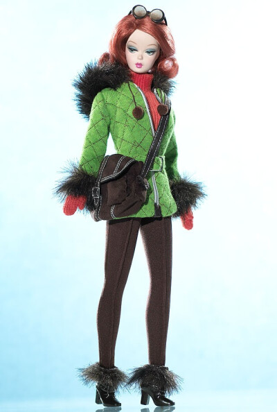 芭比娃娃 2004限量版 Skiing Vacation® Barbie® Fashion silkstone