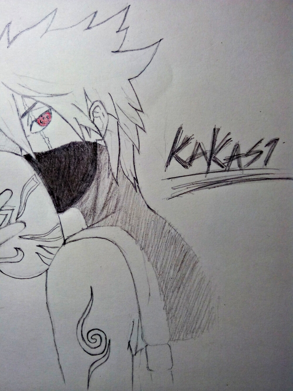 #火影忍者#因为失去 ，所以明白。——旗木卡卡西 (即将完结……终于撸了一张男神。)