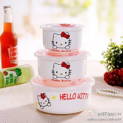 保鲜碗 hello Kitty 小器大用淘宝店