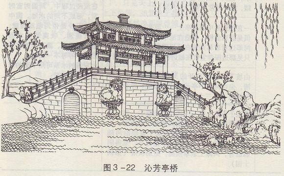 红楼梦建筑图解——沁芳亭桥