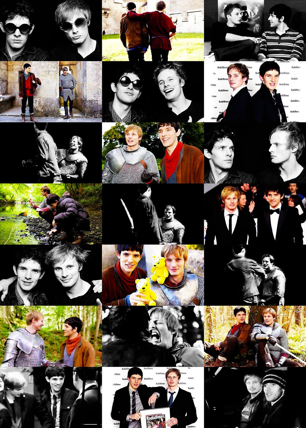 Bradley James 小布 Colin Morgan 科总