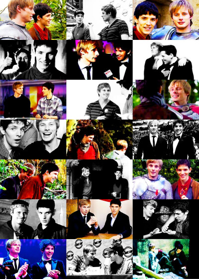 Colin Morgan 科总 Bradley James 小布