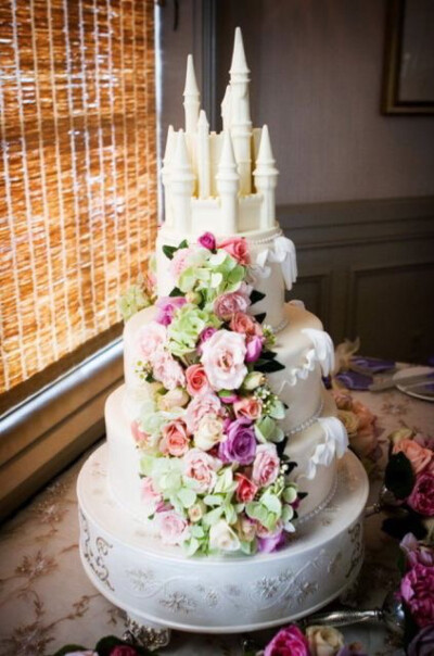 翻糖 蛋糕 生日 派对 创意 婚礼 鲜花 城堡