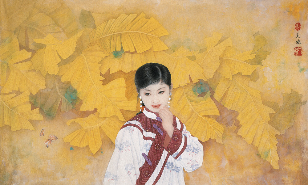 郝大欣，女，1955 年出生，山东聊城人。1982年毕业於河南大学美术系油画专业，获文学士学位。1995年在天津美术学院国画系研修工笔重彩人物。1996年至1997年 研修於中国美术学院、中央美术学院国画系。1998年结业於文化部首届重彩画高研班。现为上海商学院艺术系教授，中国美术家协会会员、上海市美术家协会会 员。长期从事中国画工笔重彩人物画的研究和创作。