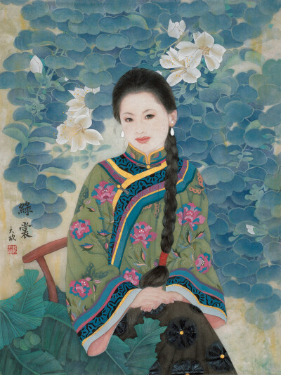 郝大欣，女，1955 年出生，山东聊城人。1982年毕业於河南大学美术系油画专业，获文学士学位。1995年在天津美术学院国画系研修工笔重彩人物。1996年至1997年 研修於中国美术学院、中央美术学院国画系。1998年结业於文…