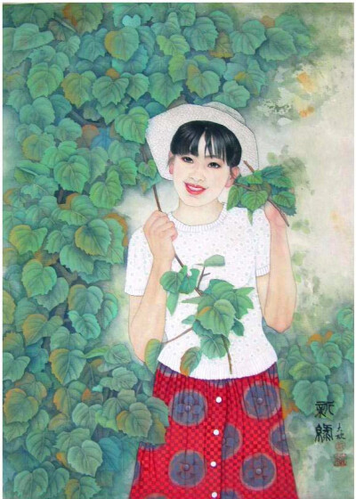 郝大欣，女，1955 年出生，山东聊城人。1982年毕业於河南大学美术系油画专业，获文学士学位。1995年在天津美术学院国画系研修工笔重彩人物。1996年至1997年 研修於中国美术学院、中央美术学院国画系。1998年结业於文…