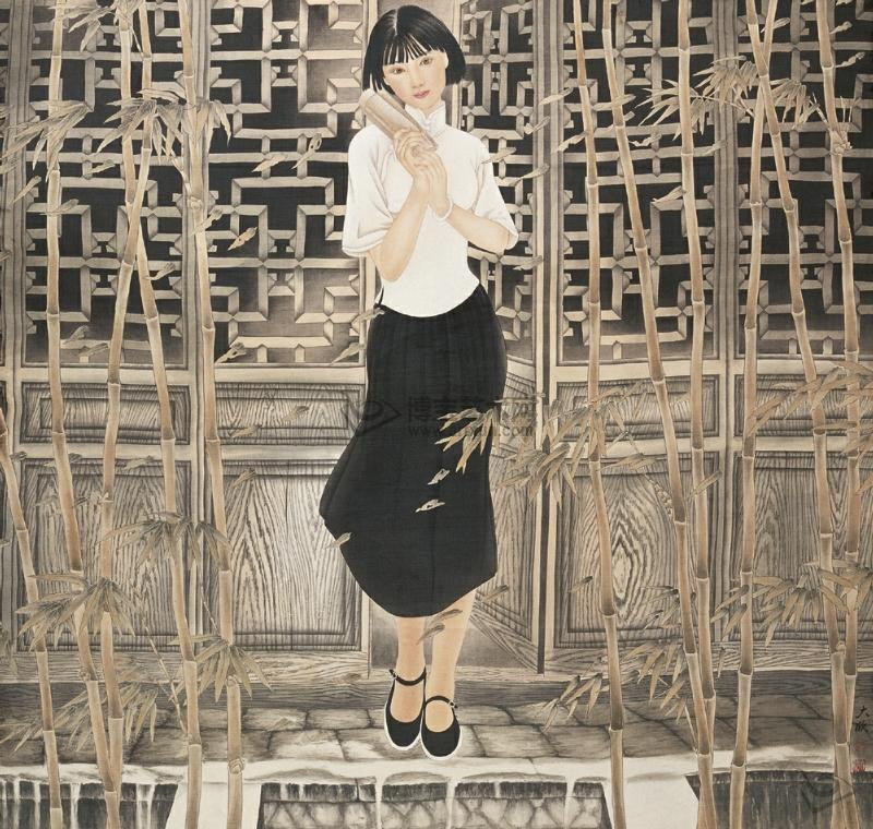 郝大欣，女，1955 年出生，山东聊城人。1982年毕业於河南大学美术系油画专业，获文学士学位。1995年在天津美术学院国画系研修工笔重彩人物。1996年至1997年 研修於中国美术学院、中央美术学院国画系。1998年结业於文化部首届重彩画高研班。现为上海商学院艺术系教授，中国美术家协会会员、上海市美术家协会会 员。长期从事中国画工笔重彩人物画的研究和创作。