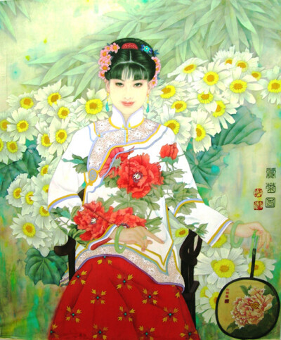 郝大欣，女，1955 年出生，山东聊城人。1982年毕业於河南大学美术系油画专业，获文学士学位。1995年在天津美术学院国画系研修工笔重彩人物。1996年至1997年 研修於中国美术学院、中央美术学院国画系。1998年结业於文…