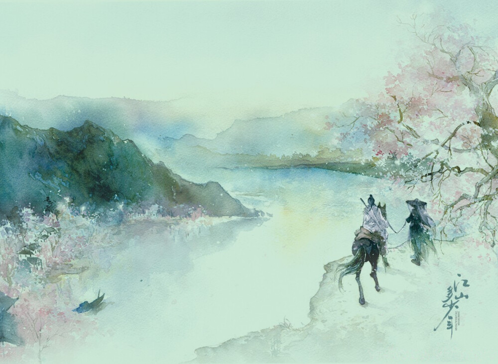 小说《江山多少年》简体单行本封面，插画师：ENO