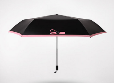 碳纤维折叠伞随身伞超轻防晒遮阳晴雨小黑伞
