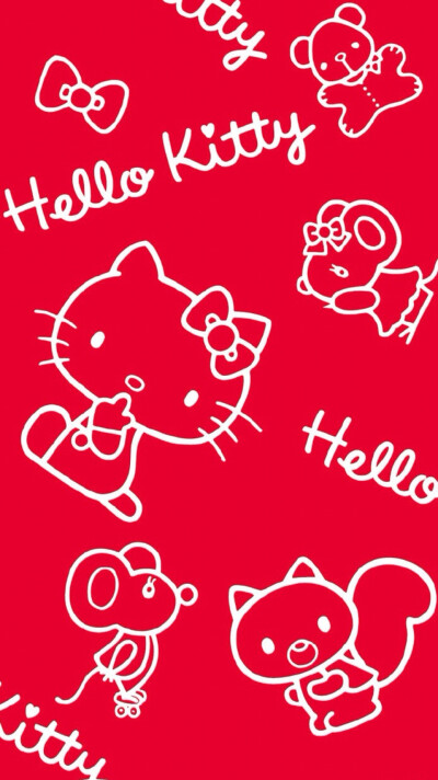 iPhone高清壁纸 独家首发 sanrino家 第二弹 Hello Kitty
