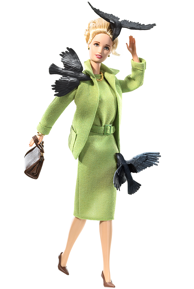 芭比娃娃 2008限量版 alfred hitchcocks "the birds&amp