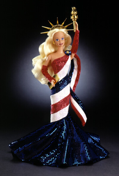 芭比娃娃 1996限量版 Statue of Liberty Barbie® Doll 自由女神