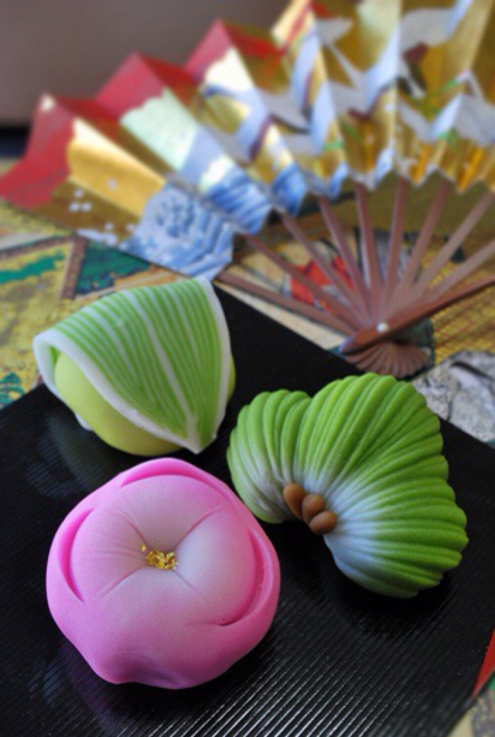 食物文艺日式甜点和果子