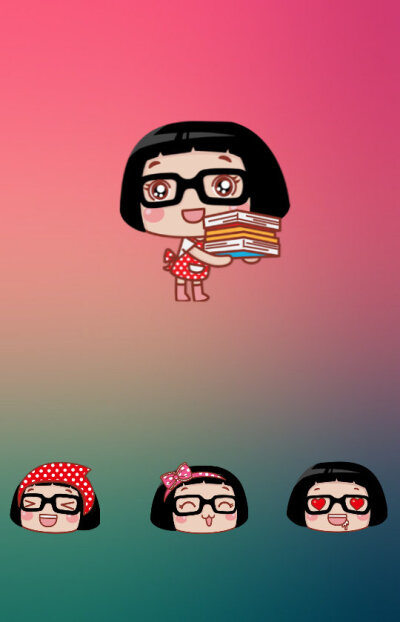 hello菜菜，手机壁纸可爱动漫