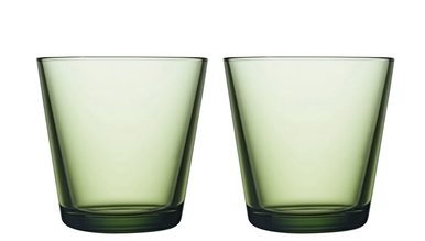 芬兰Iittala Kartio极简系列情侣小对杯210ml 森林绿951190