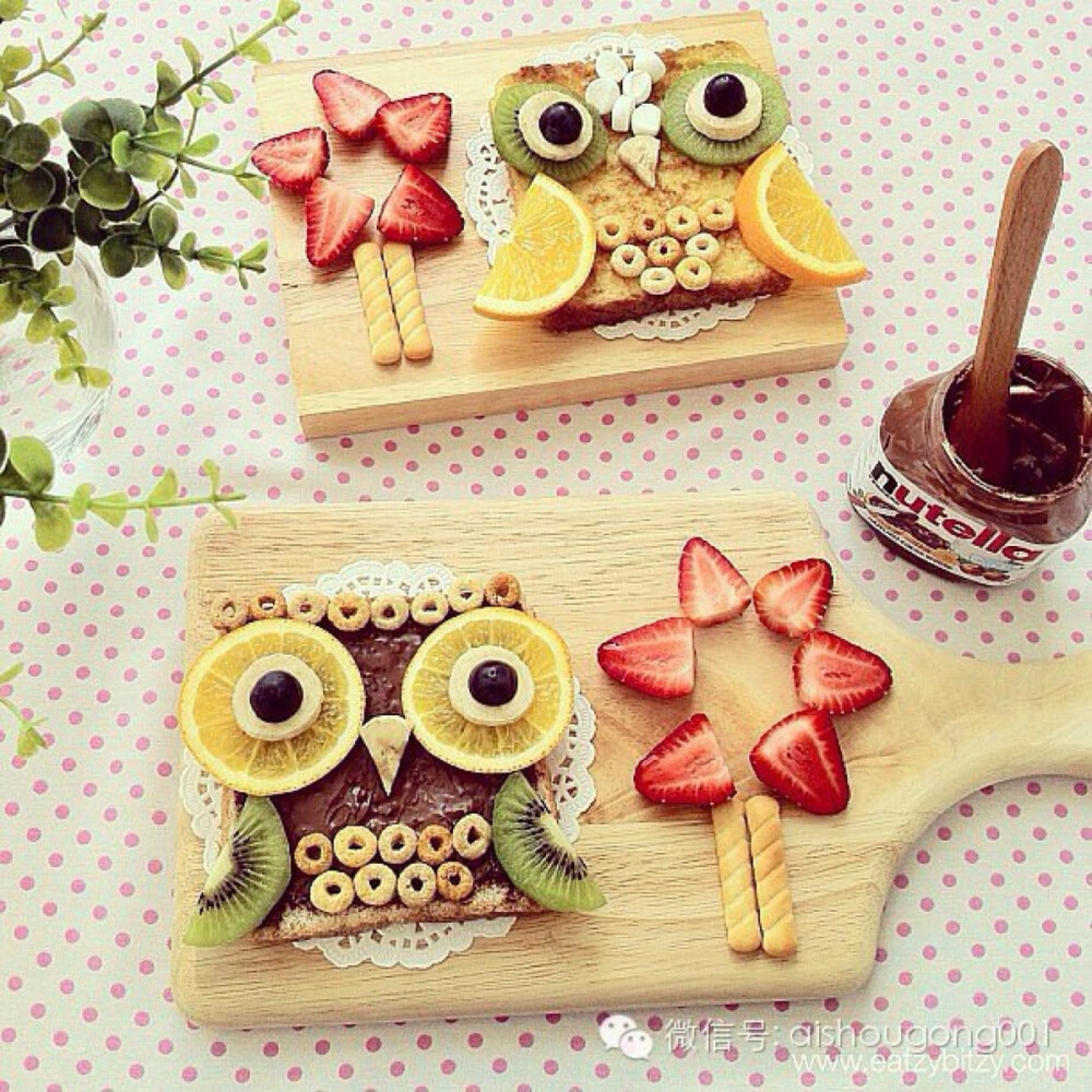 动物造型餐点，再也不愁孩子不吃饭了