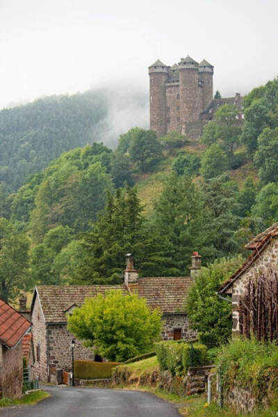 Hill Castle, Auvergne, France