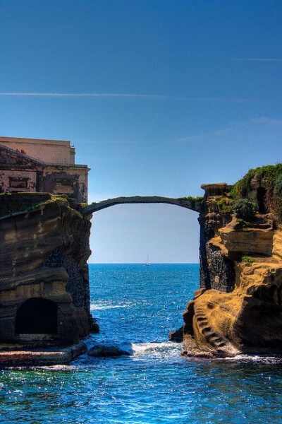 Gaiola Bridge, Naples, Italy