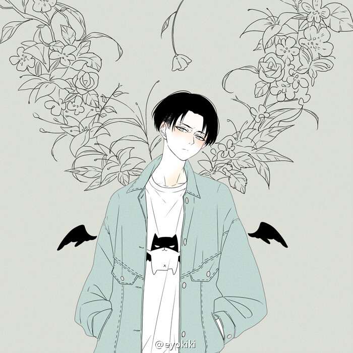 eyokiki 画师ID：4373289 作品ID：46308283【利威尔